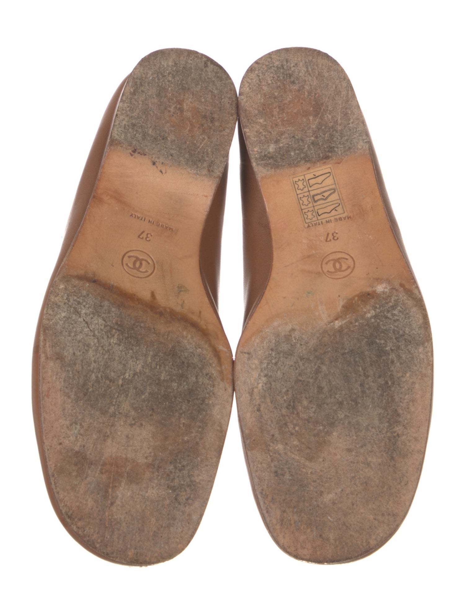 Chanel Vintage Interlocking CC Logo Loafers